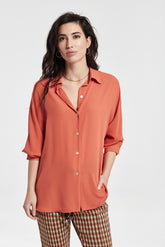 CHIFFON FLOWING BEAR SHIRT